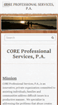 Mobile Screenshot of coreprofessionalservices.com